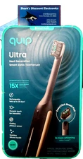 Quip Ultra Next Generation Smart Sonic Toothbrush Eclipse/Black NEW