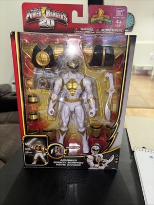 Mighty Morphin Power Rangers Armored White Ranger Tommy 7'' Action Figure New