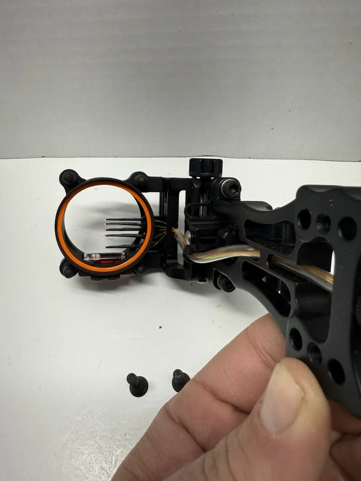 *Apenas Usado* MIRILLA FIBRA ÓPTICA MICRO AJUSTE SERIE HOYT PRO 5 PINES Foto 2 de 4