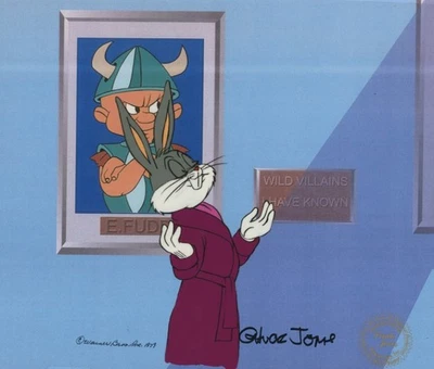 Bug Bunny Looney Tunes Chuck Jones Signed 1979 Production Animation Cel 19 - Image 1 of 3