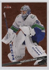 2025-26 Fleer Ultra Medallions Titan Achievement 40/75 Thatcher Demko #M-27 1h4a