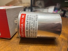 Ac Capacitor 40 5 Uf 40/5 Mfd 370 Or 440 Or 450 Vac Cbb65b Dual Run Start Capaci