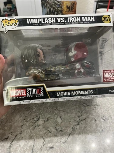 FUNKO Pop Movie Moments Whiplash vs. Iron Man #361 Marvel Collector Corps