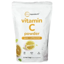 Vitamin C Powder, Unflavored, 2.2 lbs (1 kg)