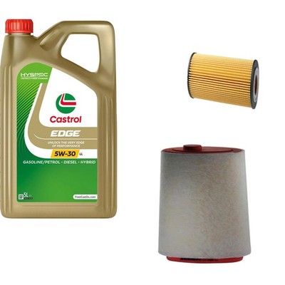 Inspektionspaket Castrol EDGE Titanium 5W-30 LL 5L für BMW 3er Touring 320d