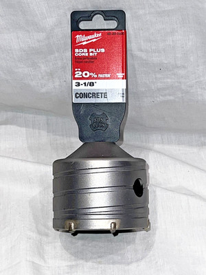 New Milwaukee 48-20-5235 SDS PLUS Core Bit 3-1/8  Concrete