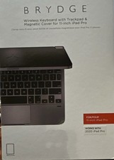 Brydge Wireless Keyboard Folio Case w/ Touchpad Magnetic for 11" iPad Pro