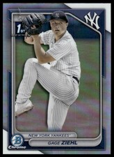 2024 Bowman Draft #BDC-10 Gage Ziehl Chrome Refractor