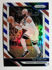 2018-19 Panini Prizm Prizms Red White and Blue #97 Taj Gibson