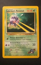 Sabrina's Venonat 96/132 Gym Heroes Unlimited Common Lightly Played