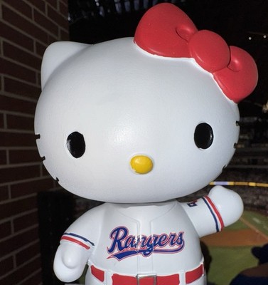 HELLO KITTY TEXAS RANGERS BOBBLEHEAD 7/19/25 THEME BRAND NEW IN