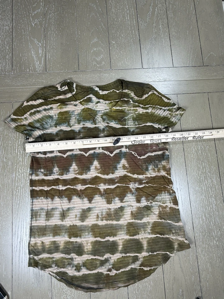 Camisa Lululemon Mujer 8/10 Terracota Azteca Tonos Tierra Tie Dye Personalizada Foto 4 de 4