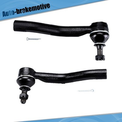 2X Front Outer Tie Rod End Links For 2007 2008 Toyota Yaris Base / S ES800312