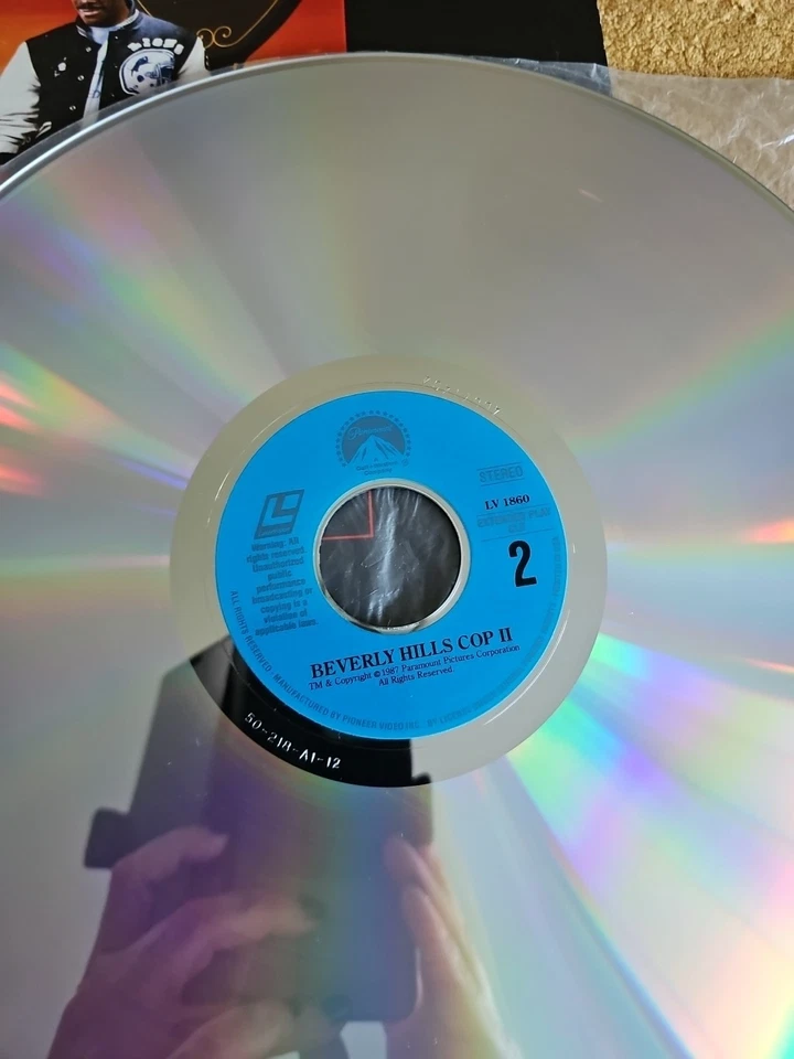 Beverly Hills Cop 2 Laserdisc 1988 LD Eddie Murphy Paramount — 第 4/4 张图片