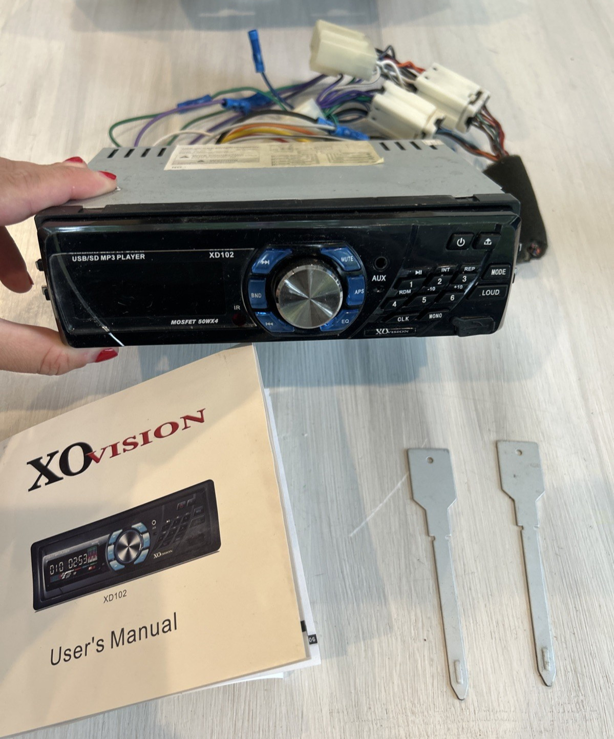XO Vision XD102 FM & MP3 Car Radio