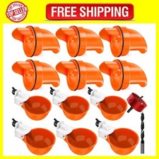 Chicken Feeder No Waste Automatic Poultry Feeder Ports Kit Chicken Feeders and W