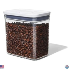 Airtight OXO Good Grips POP Container 1.7 Qt Rectangle Clear for Coffee Storage