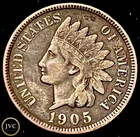 1905 Indian Head Cent Penny - Sharp Very Fine Details - Collector Grade JC 152