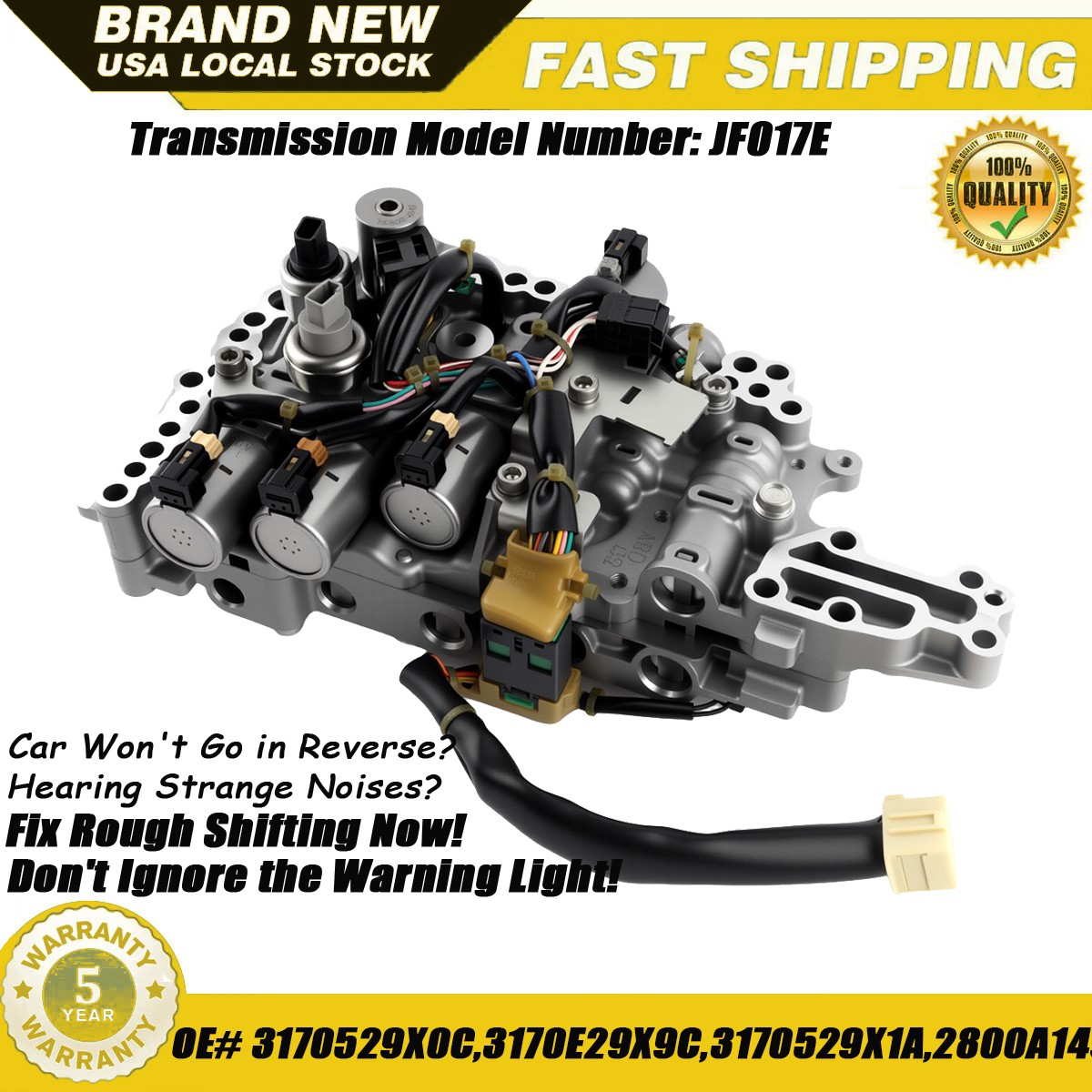 JF017E CVT Transmission Valve Body For Infiniti JX35 QX60 Nissan