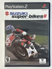 Suzuki Super-bikes II Riding Challenge - PS2 - Good Condition - Cleaned and Test
