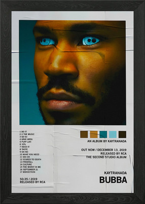 Kaytranada Bubba Album Cover gerahmt Wandbild Poster Leinwanddruck Bild