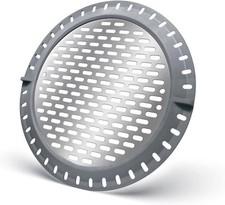 Tifanso Shower Drain Hair Catcher, 5" Stall Cover Silver