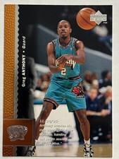 1996-97 Upper Deck #308 Greg Anthony Vancouver Grizzlies
