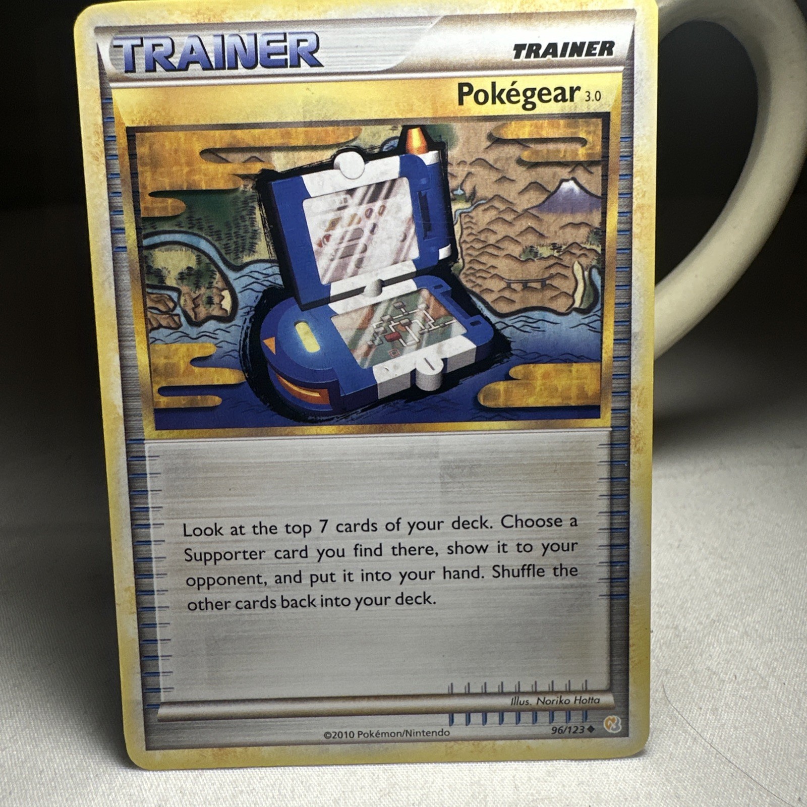 Pokemon TCG Pokegear 3.0 96/123 Heartgold & Soulsilver Card Regular LP+