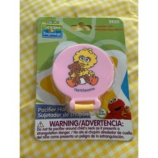 Sesame Beginnings Big Bird Pacifier Holder Clip Teether Holder Toy NEW