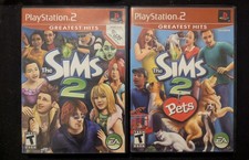 Sims 2 and Sims 2 Pets For PlayStation 2