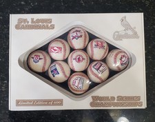 St. Louis Cardinals World Series Champion Baseball Set, Limited Edition 1 Of 600