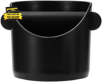 Coffee Knock Box, 4.6 In, Barista Style Espresso Grounds Knock Box, Removable Pl