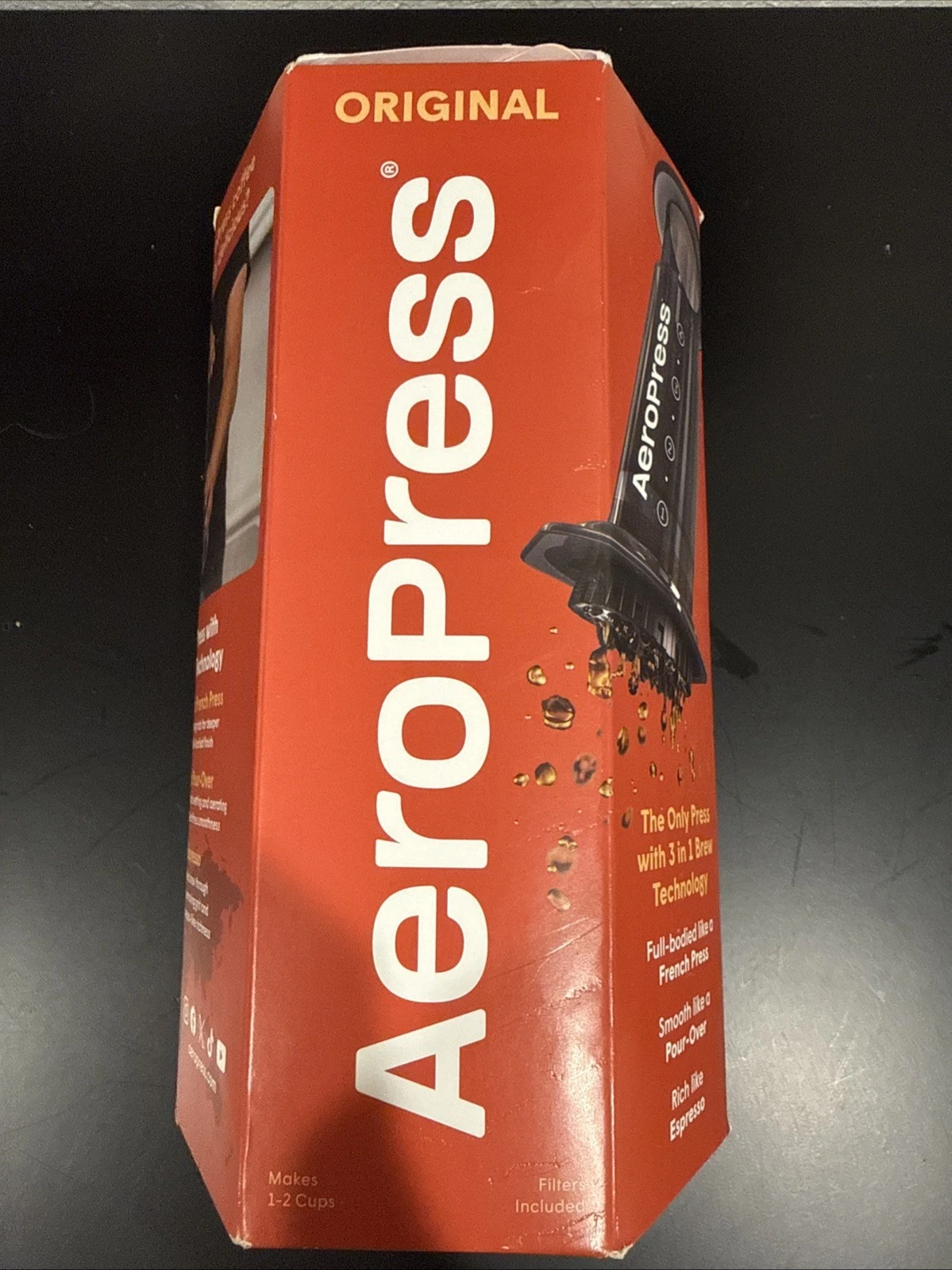 Aeropress Original Portable Coffee & Espresso Press Maker - NEW