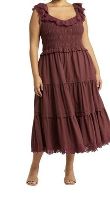 green emerald velvet dress Madewell Women's Smocked Puff Sleeve Midi Dress, Waterfall, XXS at Amazon  Women's Clothing store
