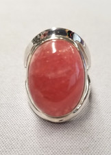 Rhodochrosite Sterling Silver Ring sz 7