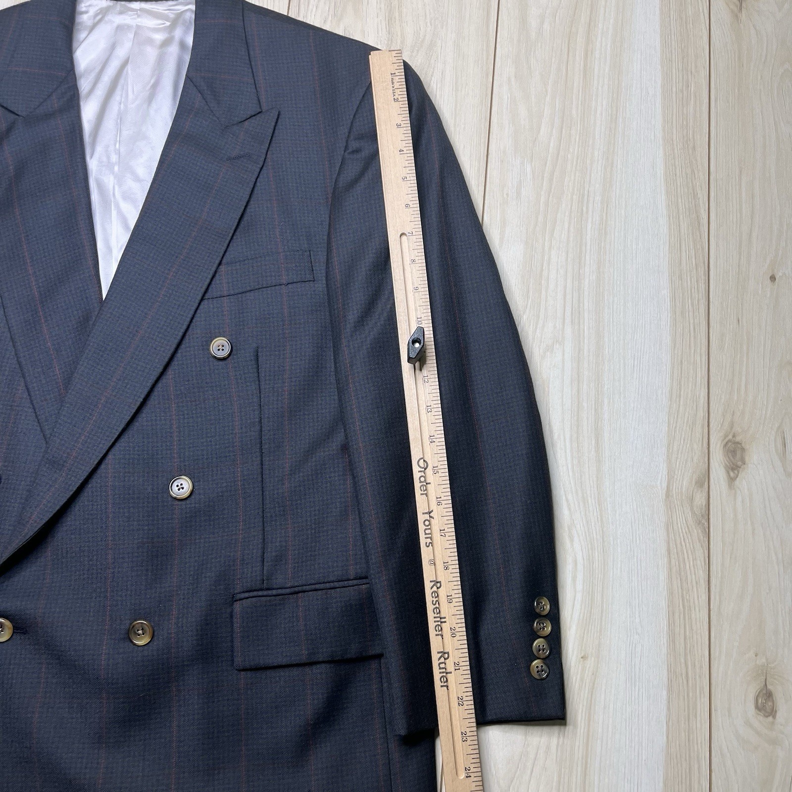 Mr Sid Double Breasted Windowpane Houndstooth Dar… - image 4