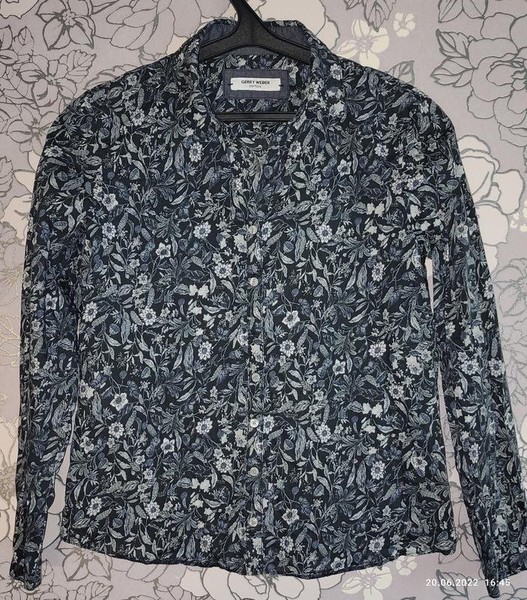 Women Gerry Weber Shirt Multicolor Cotton 36 / S /