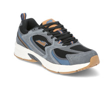 Avia Men's Black Brown Lace-up Low-Top Leather Athletic Running Sneakers: 12