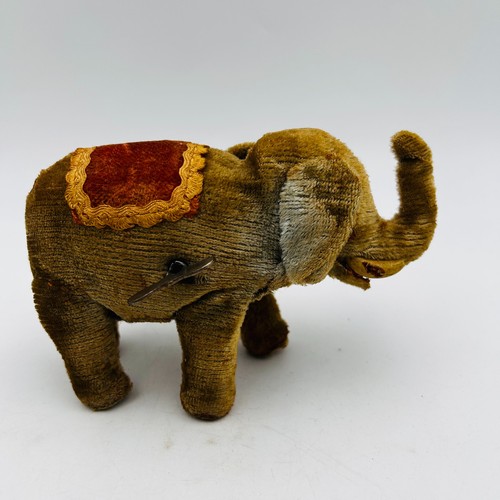 Vintage Japan Wind Up Walking Circus Elephant Mechanical Toy Not Working
