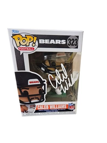 Caleb Williams Autographed Funko Pop! NFL Series 15 Figure #323 Chicago Bears