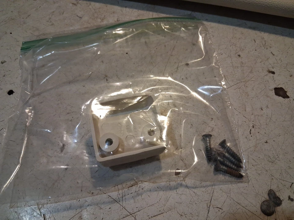 1973-79 Sun Visor Ford Truck F100 F150 F250 F350 Bronco Ranger XLT Custom? White - Image 2 of 4