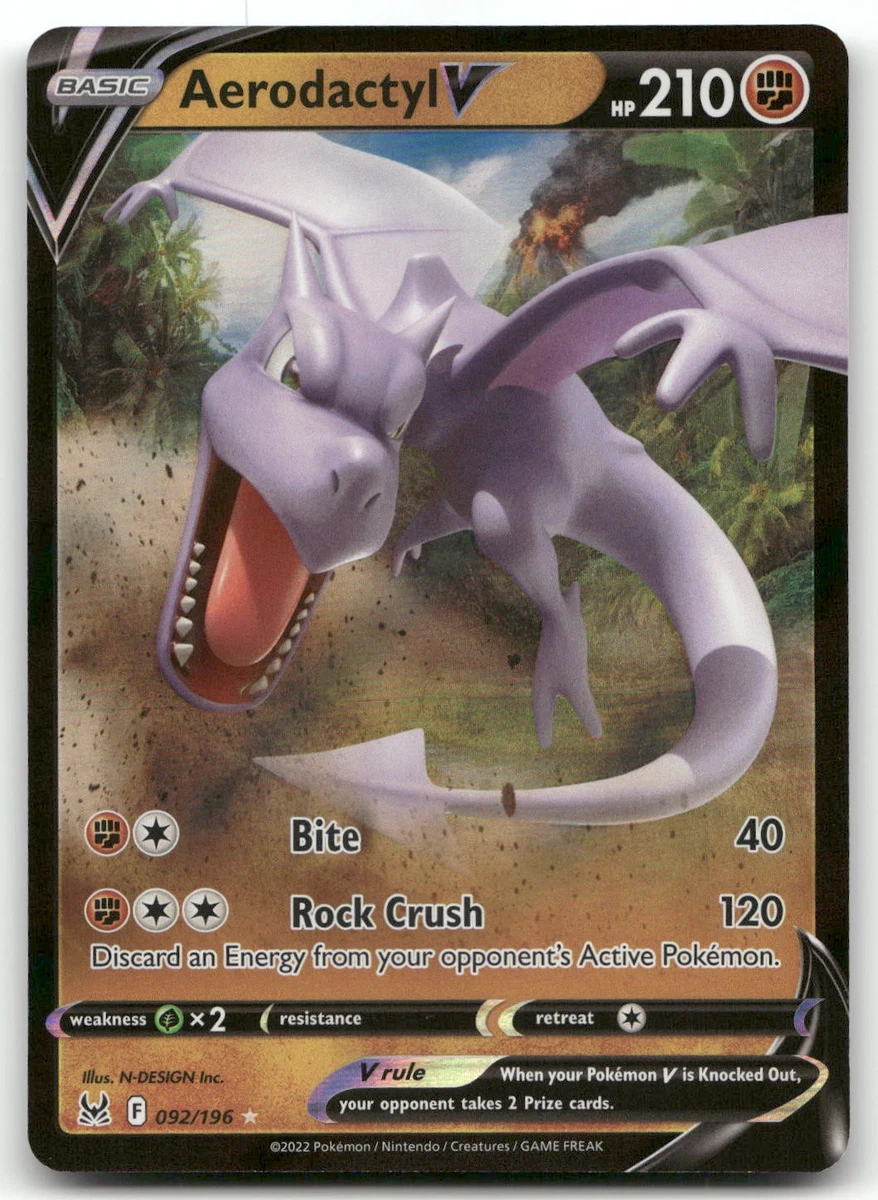 Aerodactyl V Pokémon TCG Cards for sale | eBay