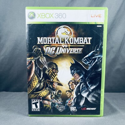 Mortal Kombat vs. DC Universe (Microsoft Xbox 360, 2008) Complete