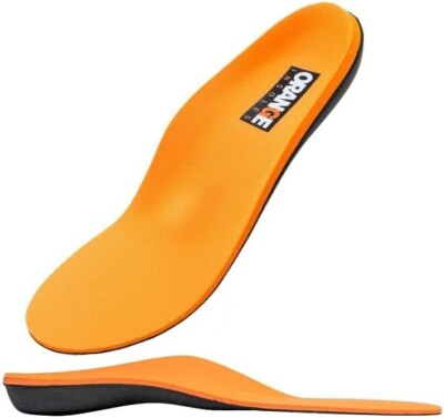 Orange Full Length J Fits Men's Shoe 13-13.5 Uses a Heel Cup Contoured Medial.. 