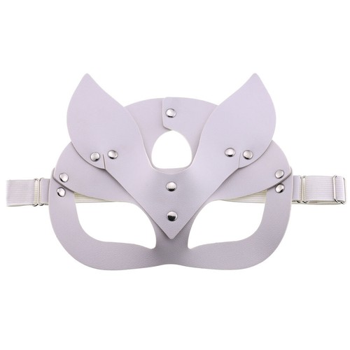 Fox Mask Costume Accessory for Women Masquerade Adjustable Head Half Face Mask - Picture 10 of 15