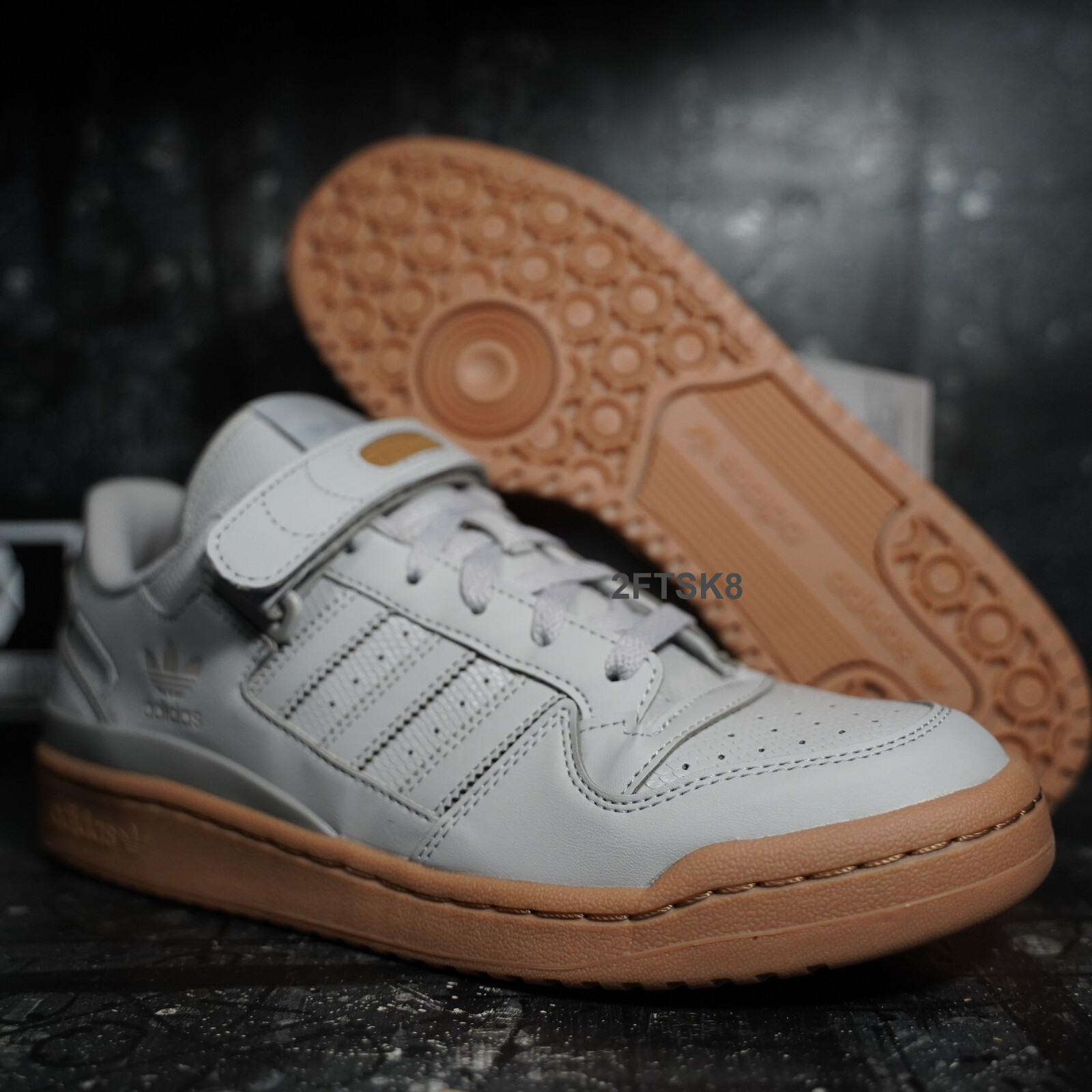 Adidas FORUM LOW MEN'S SIZE 10.5 GREY GUM