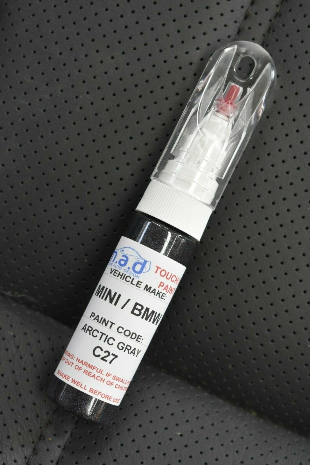 BMW ARCTIC GREY C27 PAINT TOUCH UP PEN PAINT BRUSH 1 3 4 5 6 7 SERIES ...