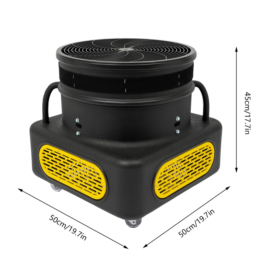 Ventilador soplador de aire eléctrico 750 W para bailarín inflable 3400 RPM Foto 3 de 4