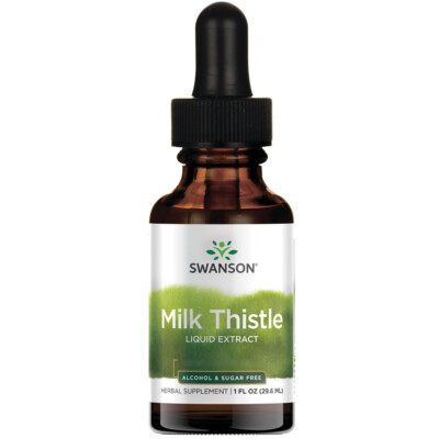 Swanson, Milk Thistle Liquid Extract, 29,6ml - Blitzversand