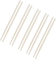 5 Pair 15 inch Cooking Chopsticks Bamboo Wood for Frying Shabu Hot Pot S-3666x5